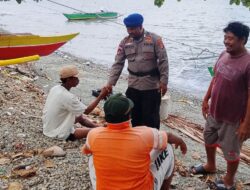 Satpolairud Polres Touna Edukasi Nelayan dan Jaga Kamtibmas Pesisir