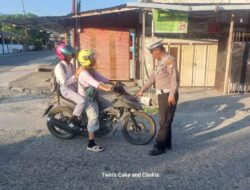 Polres Touna Intensifkan Strong Point Pagi untuk Ciptakan Lalu Lintas Aman