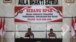Polres Tojo Una-Una Perkuat Pembinaan Personel melalui Sidang BP4R