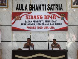 Polres Tojo Una-Una Perkuat Pembinaan Personel melalui Sidang BP4R