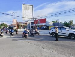 Strong Point Pagi Satlantas Polres Touna, Polisi Pastikan Kelancaran Arus Lalu Lintas