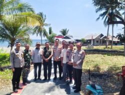 Kapolres Touna Hadiri Peresmian Jembatan Merah Putih Presisi di Desa Marowo