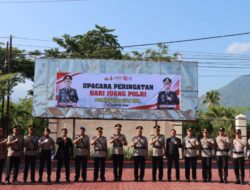 Polres Touna Gelar Upacara Hari Juang Polri 2026, Kapolres Tekankan Profesionalisme