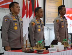 Kapolres Touna Sambut Kunjungan Kapolda Sulteng, Kamtibmas Kondusif