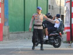 Strong Point Pagi, Satlantas Polres Touna Tempatkan 14 Personel di Sejumlah Titik Rawan Lalu Lintas