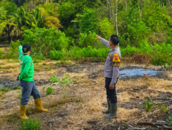 Kapolsek Ampana Tete Ungkap Kondisi Terkini Kebakaran Hutan di Desa Longge