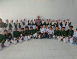 Satlantas Polres Touna Edukasi Siswa SMK Informatika Komputer tentang Keselamatan Berlalu Lintas