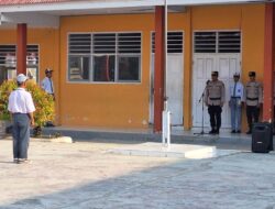 Jadi Pembina Upacara, Kasat Binmas Touna Sampaikan Pesan Kamtibmas