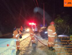 Kebakaran Lahan Balanggala, Kapolsek Ampana Tete Imbau Warga Tingkatkan Kewaspadaan