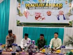 Kasat Binmas Touna Hadiri Maulid Nabi, Perkuat Silaturahmi dengan Warga