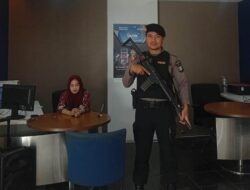 Sat Samapta Polres Touna Pantau Lima Objek Vital Perbankan