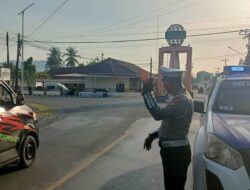 Blue Light Patrol, Satlantas Polres Touna Pantau Arus Lalu Lintas