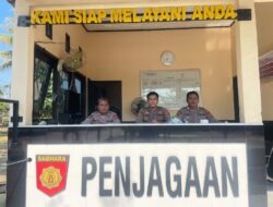 Jaga Mako 24 Jam, Samapta Polres Touna Pastikan Pelayanan Berjalan