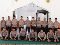 Polres Touna Ikuti Binrohtal Kapolri Bersama Gus Baha via Zoom
