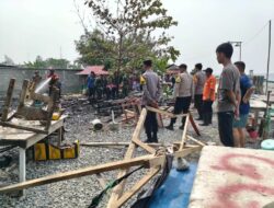 Kapolsek Ampana Kota Ungkap Kebakaran Pasar Ikan Uentanaga Bawah