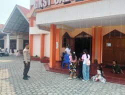 Kapolsek Ampana Kota Ajak Warga Jaga Kamtibmas Lewat Patroli Dialogis Gereja