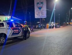 Polres Touna Intensifkan Blue Light Patrol Malam, Arus Lalu Lintas Ampana Lancar