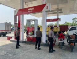 Jaga Kondusifitas dan Antisipasi Penimbunan BBM, Sat Samapta Polres Touna Gelar Patroli Kota