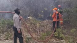 Kawasan Hutan Desa Kalemba Terbakar, Polsek Tojo Pastikan Tidak Ada Korban Jiwa dan Kerugian Materi