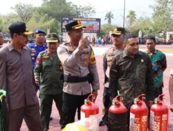 Kapolres Touna Pimpin Apel Operasi Aman Tinombala 2026, Siaga Cegah Karhutla